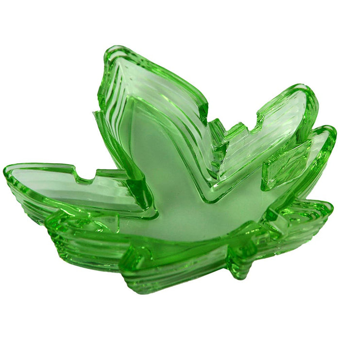 Pot Leaf Ashtray Assorted Color 4-Pack