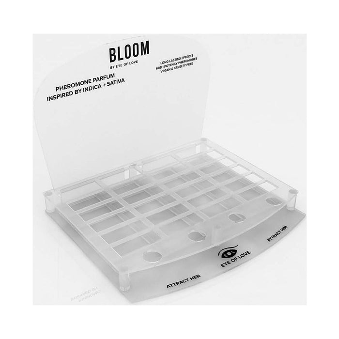 Eye of Love Bloom Pheromone 10 ml Display 4x6 Prepack with Testers - Acrylic