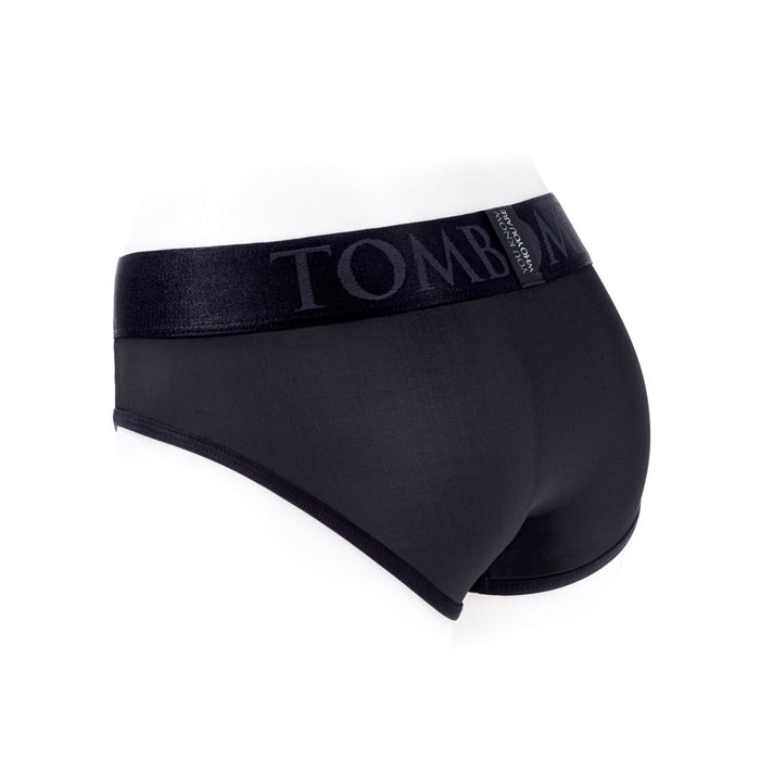 SpareParts Tomboi Cover Brief Style Underwear Harness Nylon Black/Black 3XL
