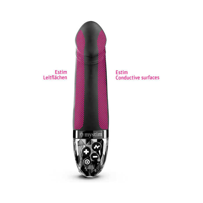Mystim Real Deal Neal eStim Vibrator Black