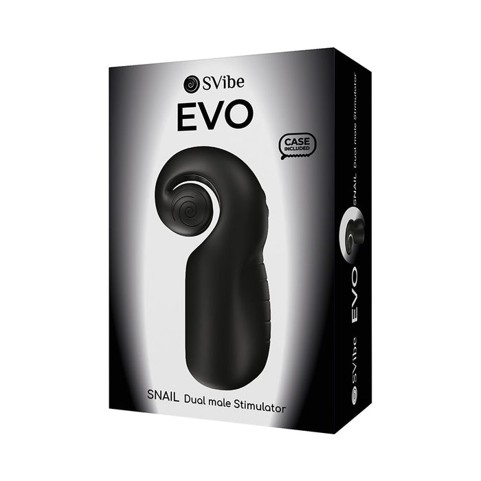 SVibe Snail Evo Rechargeable Masturbator Black