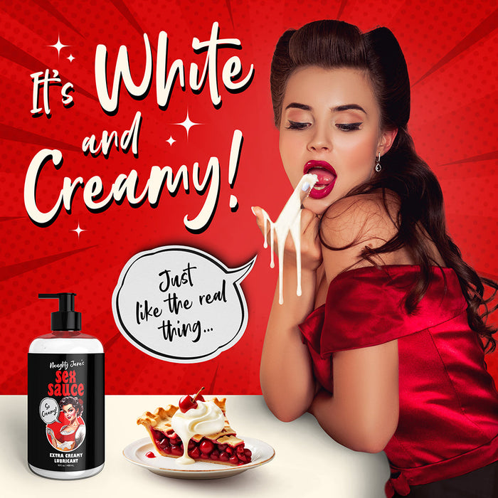 Naughty Jane's Sex Sauce Extra Creamy Lubricant 16 oz.