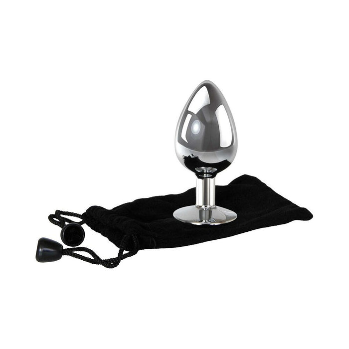 Adam & Eve Clear Gem Anal Plug Large