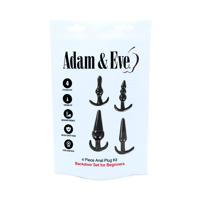 Adam & Eve 4-Piece Anal Plug Kit (Bag)