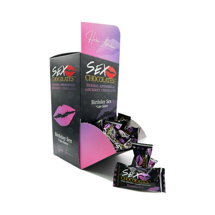 Sex Chocolates Birthday Sex Display Box (100ct Display)