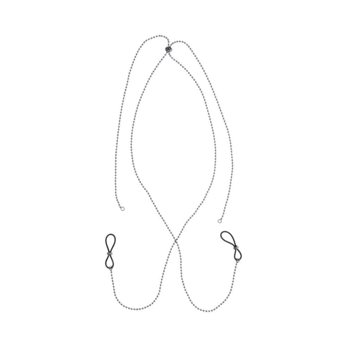 Sportsheets Sex & Mischief Ex's & Oh's Body Jewelry with Nipple Ties