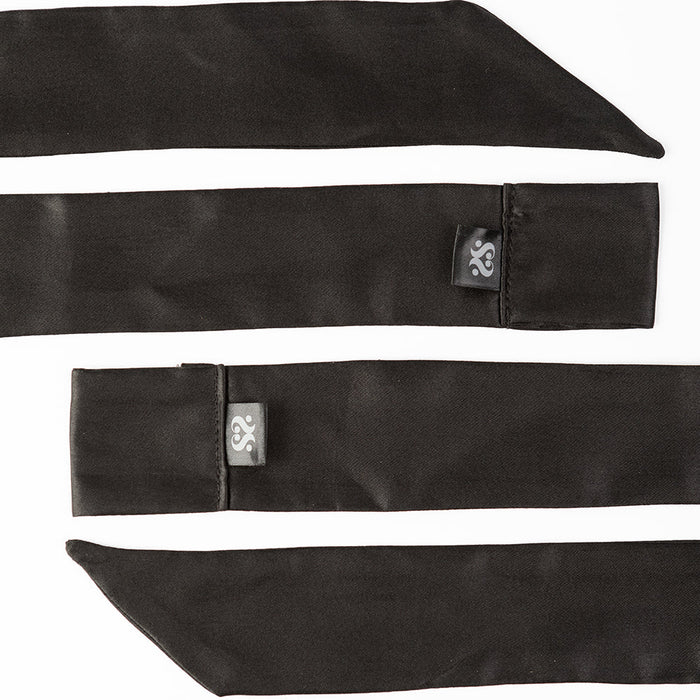 SEI MIO Nights in Tied Satin 2 x Silk Sash Restraints