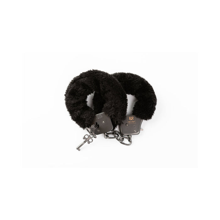 SEI MIO Cuff Love Furry Metal Handcuffs