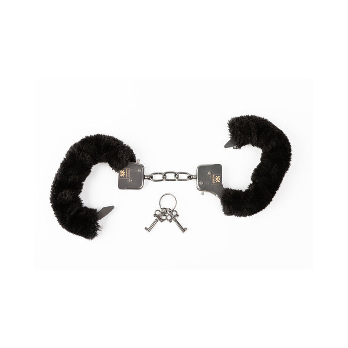 SEI MIO Cuff Love Furry Metal Handcuffs