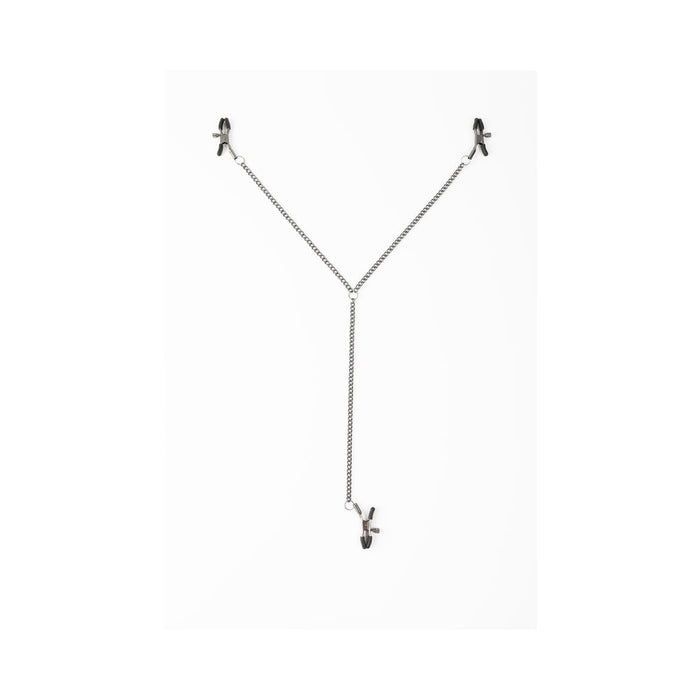 SEI MIO Triple Tease Adjustable Nipple and Clit Clamp Set