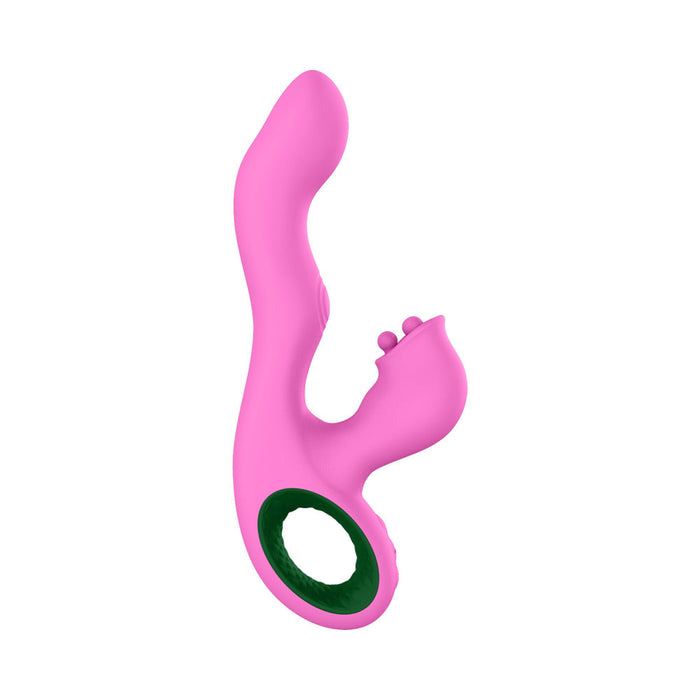 FemmeFunn Pallina Triple Action Thumping Rabbit Vibrator Pink