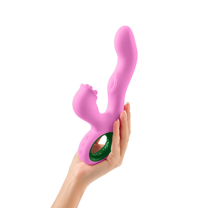FemmeFunn Pallina Triple Action Thumping Rabbit Vibrator Pink