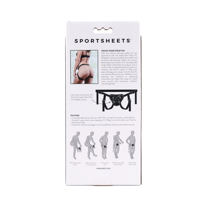 Sportsheets Velvet Noir Strap-On