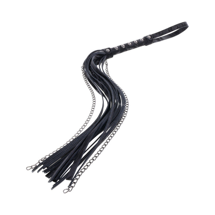 Sportsheets Velvet Noir Chain Flogger