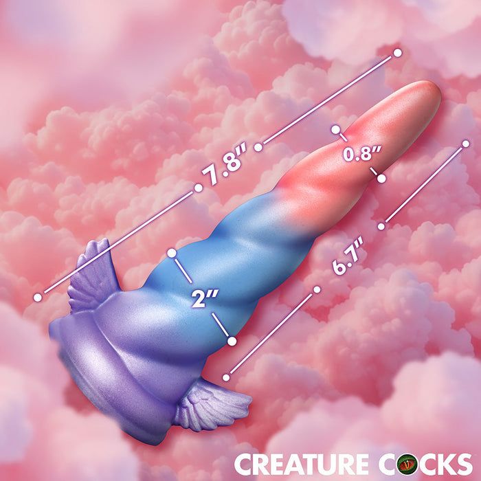 Creature Cocks Deluxe Dream Rider Vibrating Unicorn Silicone Dildo