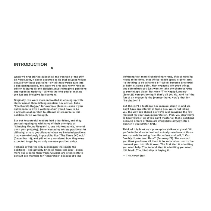 Position of the Day Revised and Updated: Sex Every Day in Every Way 