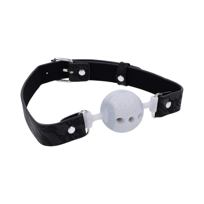 Sportsheets Sex & Mischief Lace Silicone Breathable Ball Gag