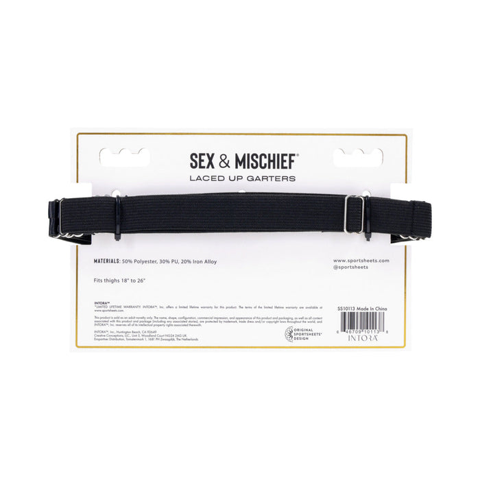 Sportsheets Sex & Mischief Laced Up Garters