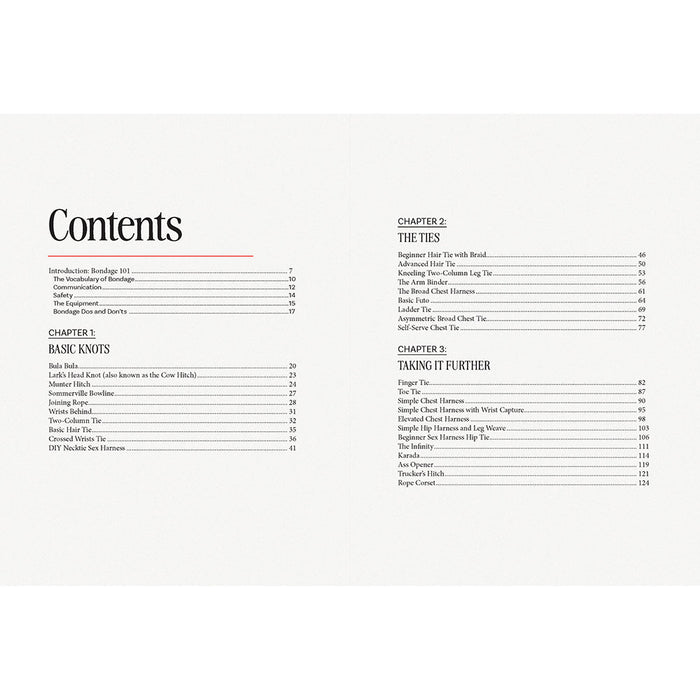 The Bondage Playbook: 31 Must-Know Knots and Ties for Bondage Beginners