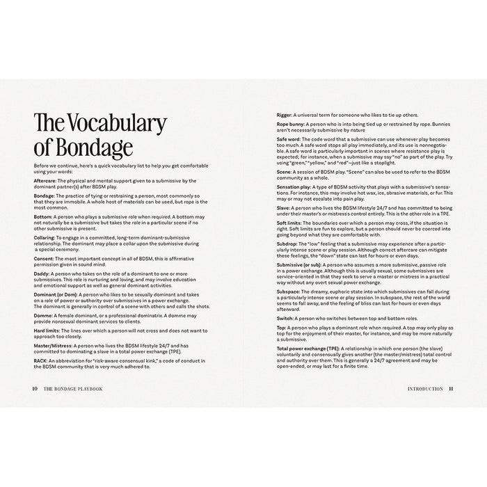 The Bondage Playbook: 31 Must-Know Knots and Ties for Bondage Beginners