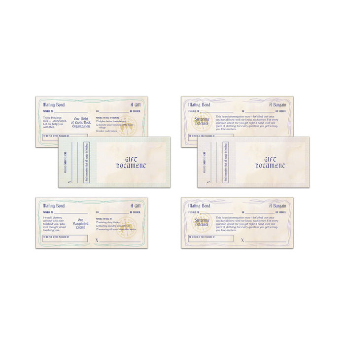 Romantasy Sex Checks: 60 Certificates for Making Magic Between the Covers