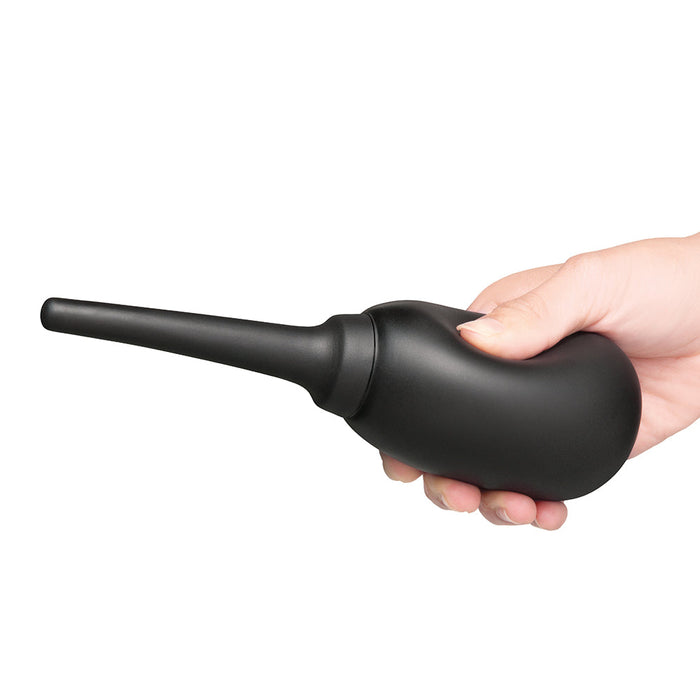 b-Vibe Flexible Silicone Anal Douche Black