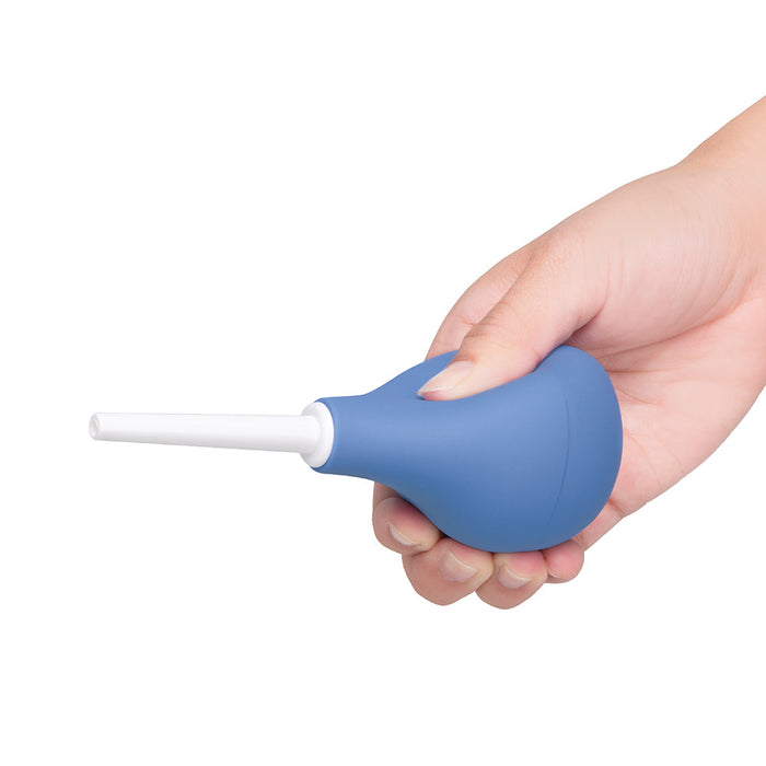 b-Vibe Compact Enema Douche Blue