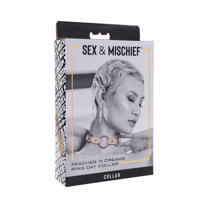 Sportsheets Sex & Mischief Peaches 'n CreaMe Ring Day Collar