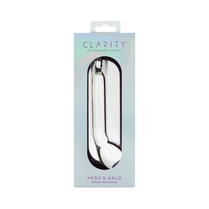 Clarity Hera's Halo Glass Dildo