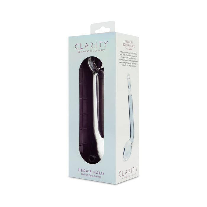 Clarity Hera's Halo Glass Dildo