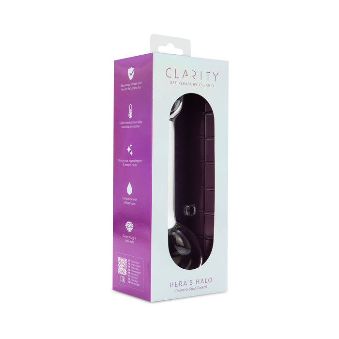 Clarity Hera's Halo Glass Dildo