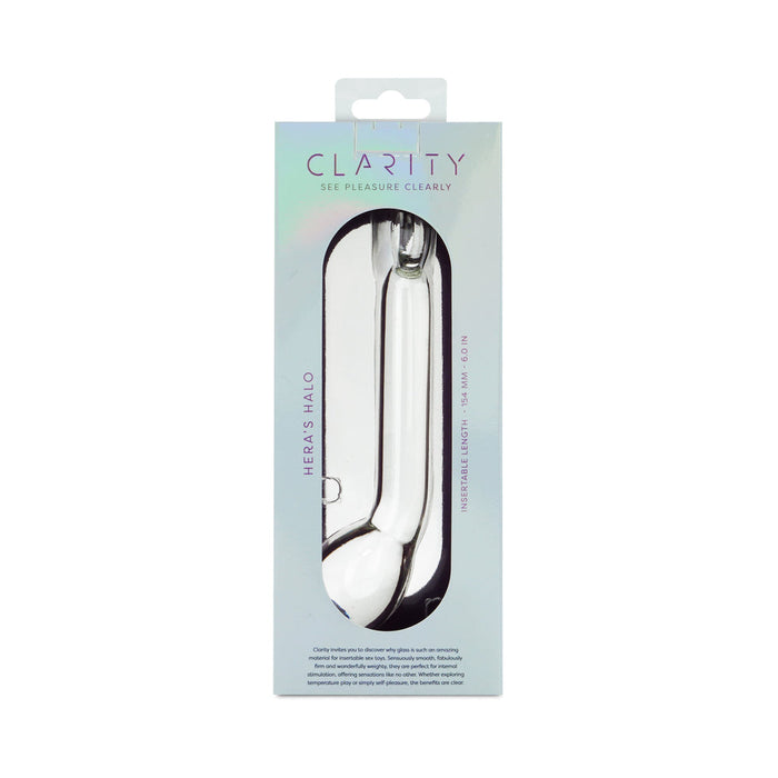 Clarity Hera's Halo Glass Dildo