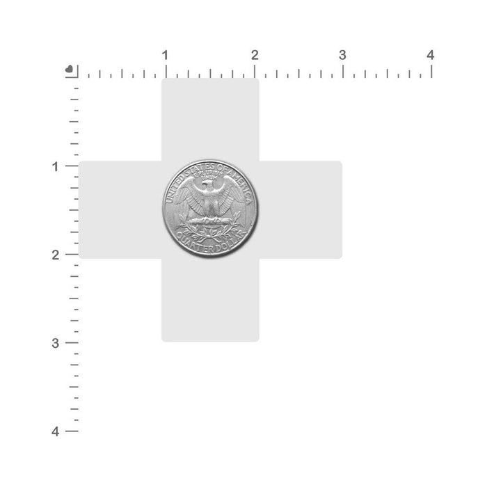 Pastease Plus X: Liquid Red Cross Nipple Pasties