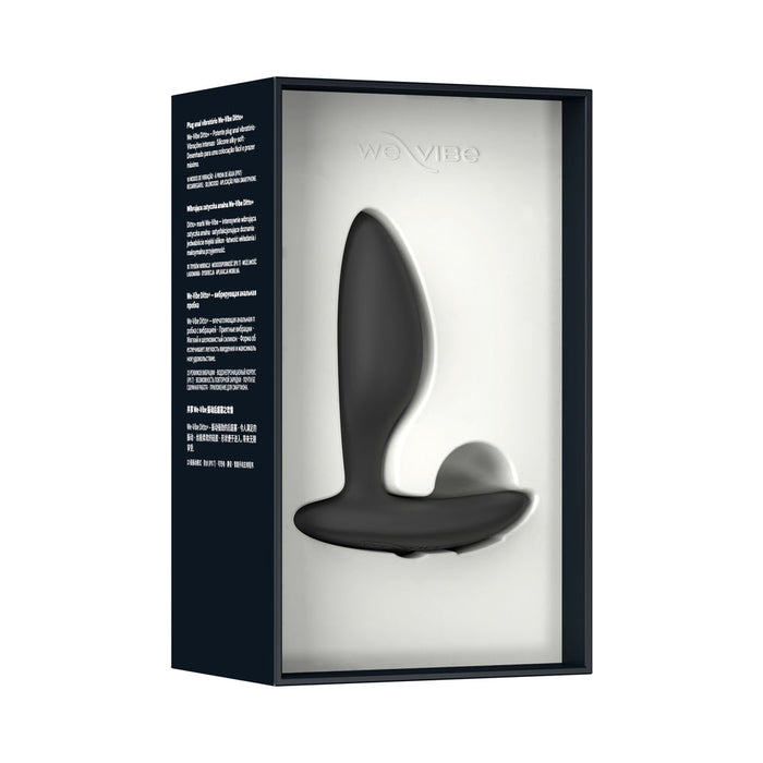 We-Vibe Ditto+ Rechargeable Remote Control Vibrating Anal Plug Satin Black