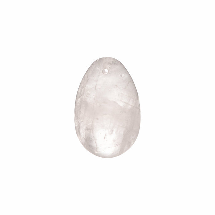 Chakrubs Prism Yoni Egg Clear Quartz (drilled)