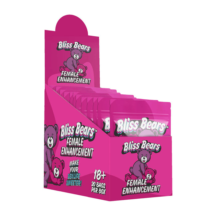 Bliss Bears Female Enhancement Gummies Display 20pcs 6per