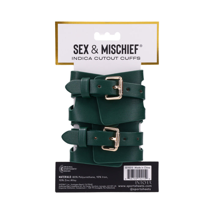 Sportsheets Sex & Mischief Indica Cutout Cuffs