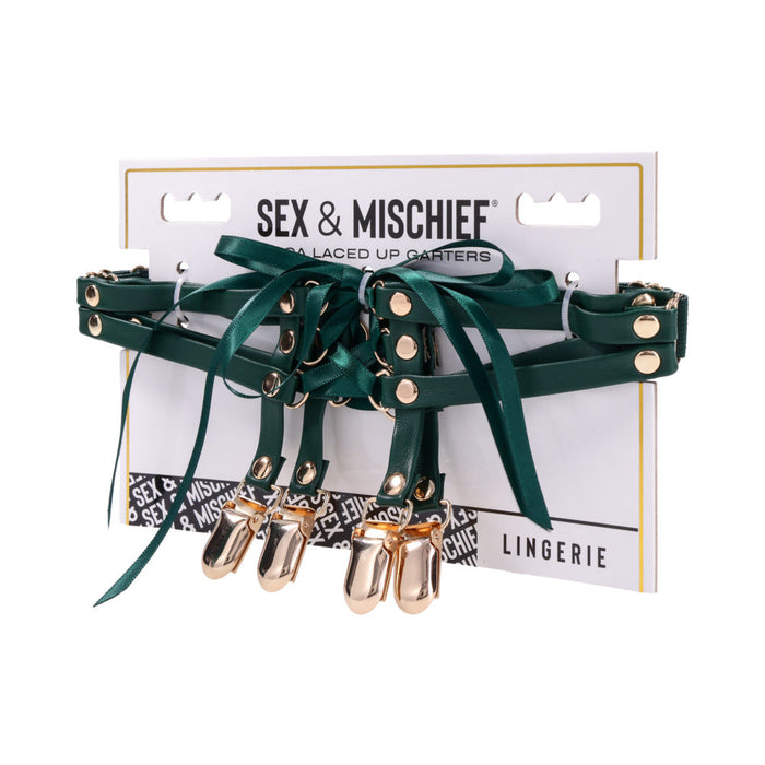 Sportsheets Sex & Mischief Indica Laced Up Garters