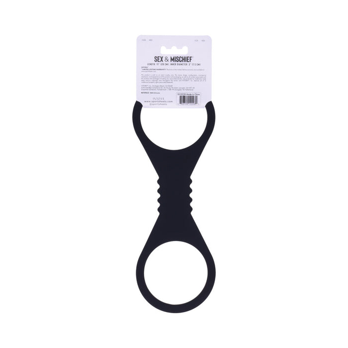 Sportsheets Sex & Mischief Shadow Large Silicone Cuffs