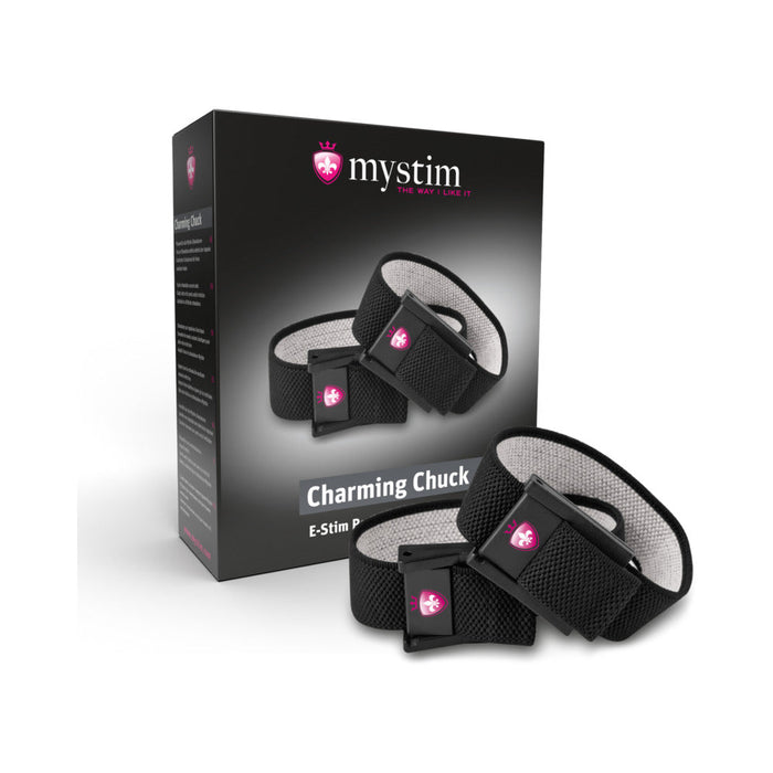 Mystim Charming Chuck 2-Piece Strap Set with 2mm Adapter