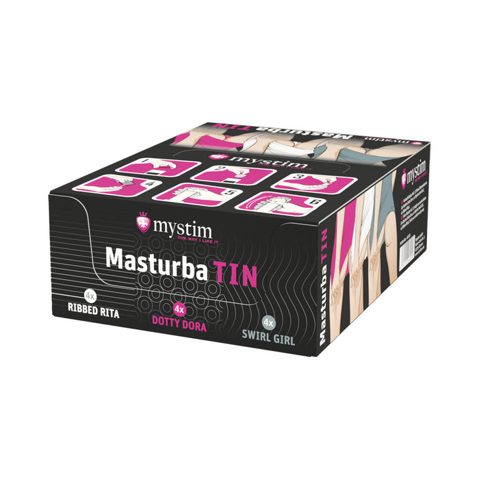 Mystim MasturbaTINS Stroker 12-Piece Display