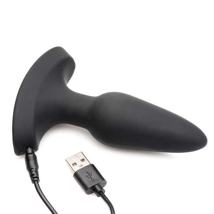 Booty Sparks Laser Heart Anal Plug with Remote Small