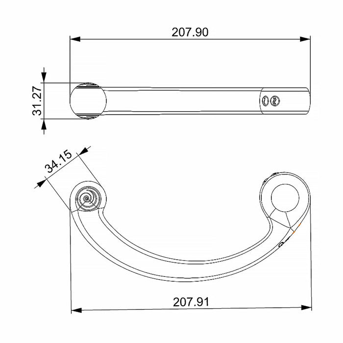 SVibe Snail AXI Spot Wand Granite Noir